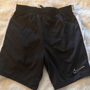 Nike Kids Black and White Athletic Shorts